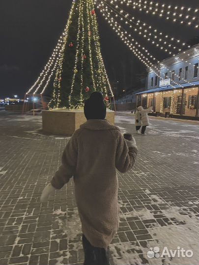 Искусственная шуба тедди