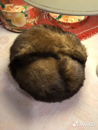 Шапка женская из меха норки