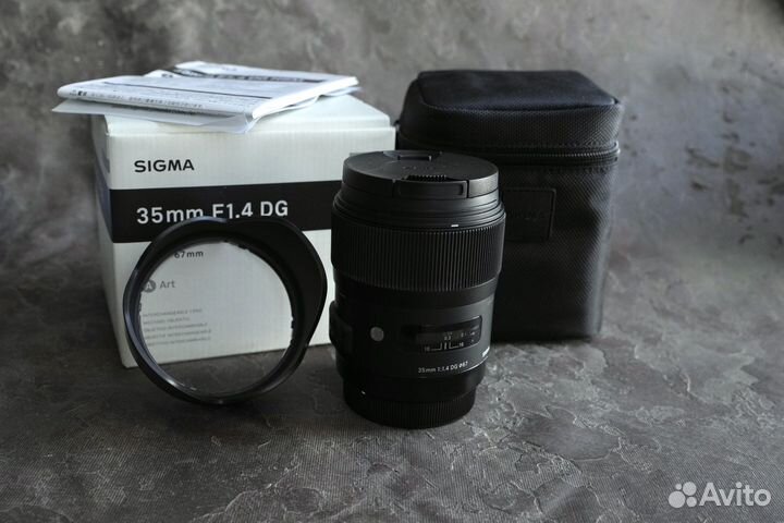 Объектив sigma 35 mm 1, 4 canon
