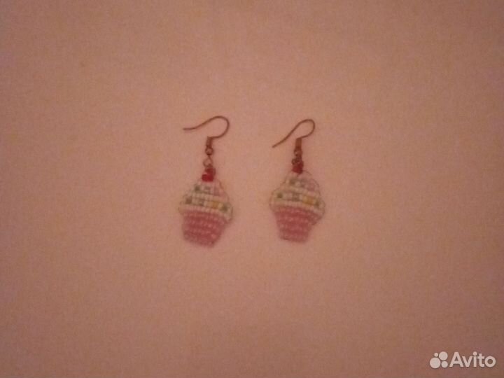Серьги из бисера