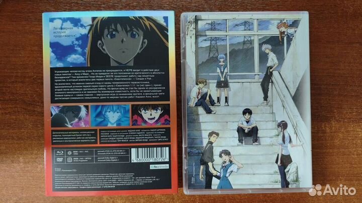Аниме Евангелион / Evangelion 2.22 Blu-Ray + DVD
