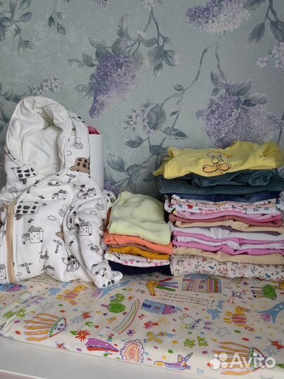 Вещи пакетом для девочки 68