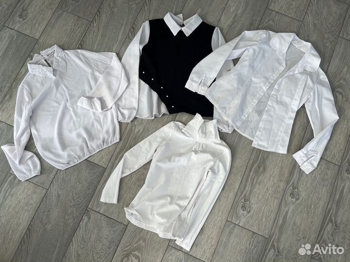 Школьные рубашки для девочки 8-10 лет