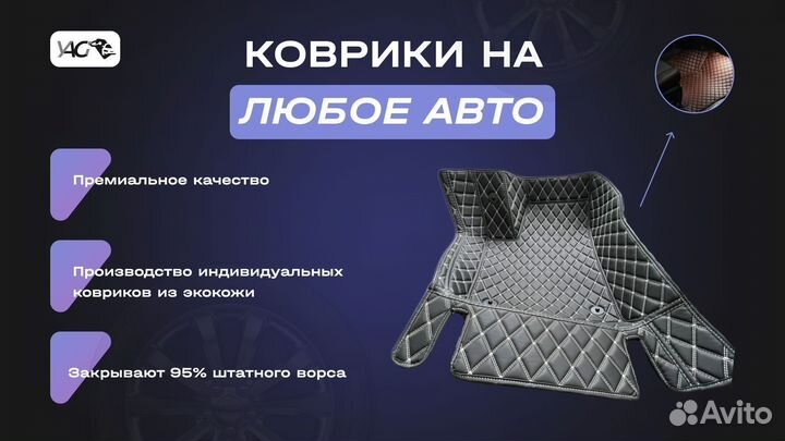 Автомобильные 3д коврики из экокожи. Шьем сами