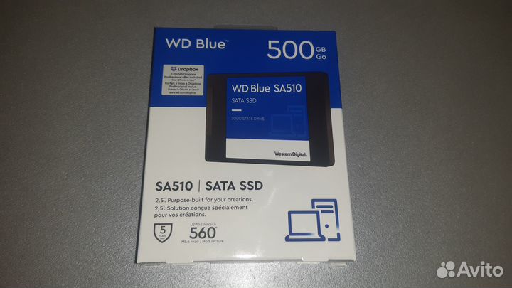 Новые SSD-диски WD 500Gb SATA3