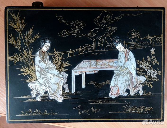 Шкатулка Китай антиквариат