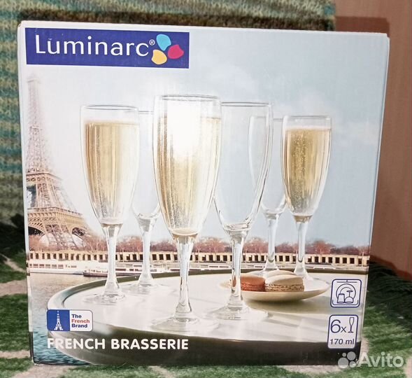 Бокалы для вина и шампанского Luminarc