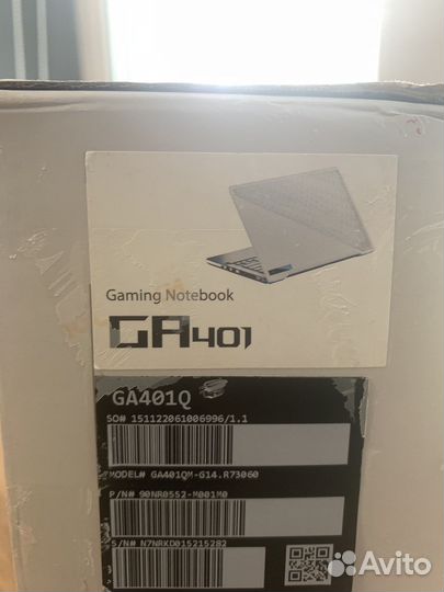 Ноутбук новый Asus 512 игровой