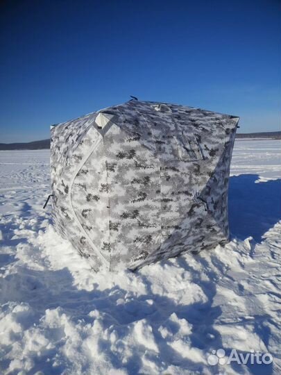 Зимняя палатка cube трехслойная