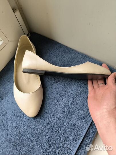 Балетки натуральная кожа