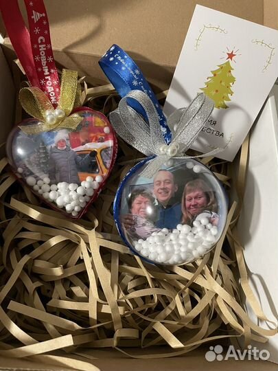 Новогодний шар с фотографией