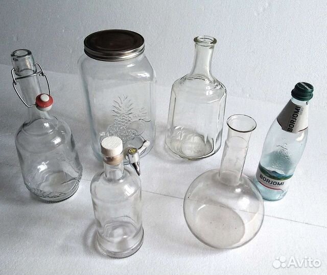 Колба, графины ссср. Лимонадник с краном