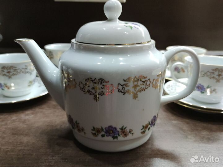 Сервиз чайный MZ Чехословакия/ винтаж СССР