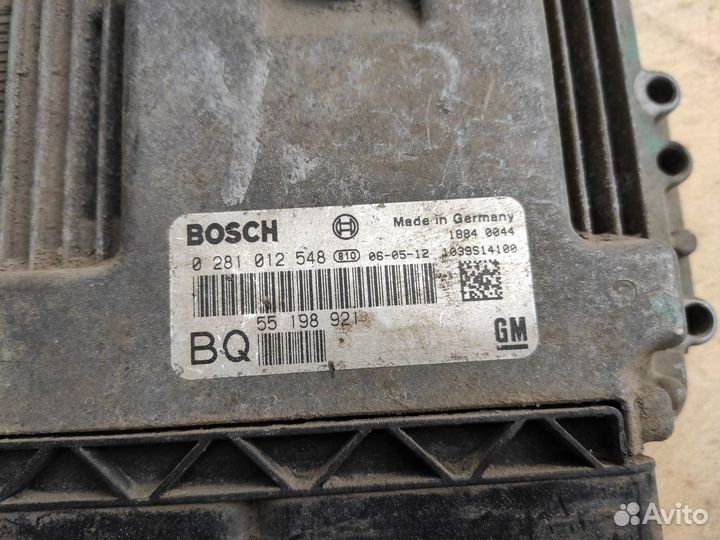 Эбу Z19DTH 55198921 BQ на Опель Астра Н Зафира Б