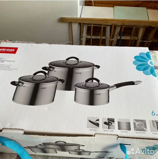 Набор кастрюль nadoba Olina 6 пр