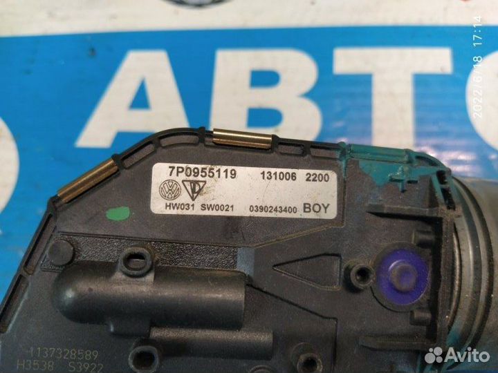 Мотор стеклоочистителя передний Volkswagen Touareg