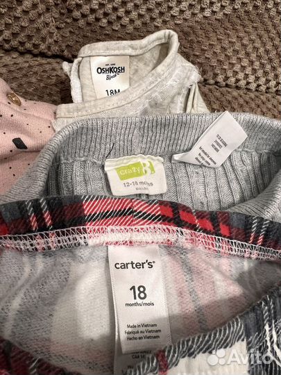 Бу вещи пакетом на девочку 12-18 месяцев