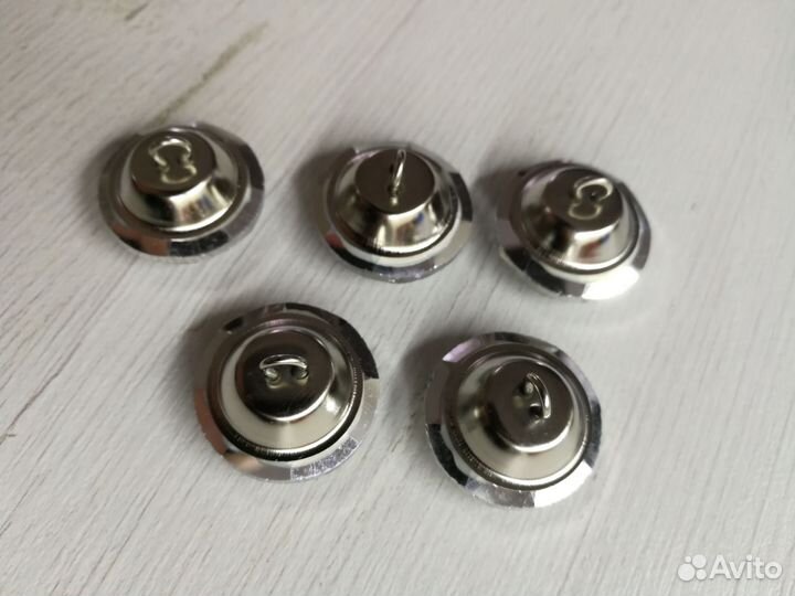 Мебельные пуговицы. Стразы. Кристалл 25 мм