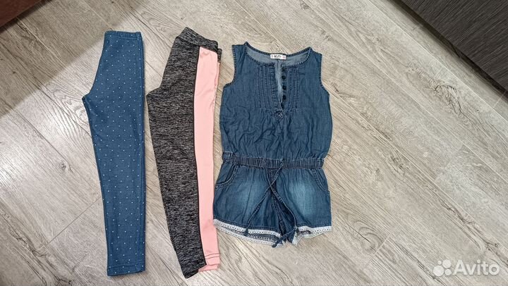 Пакет одежды на девочку 110-116 см