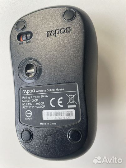 Беспроводная Мышь rapoo без флешки