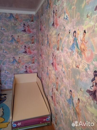 Детская кровать машина с матрасом