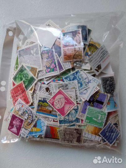 Марки иностранные 1000 шт