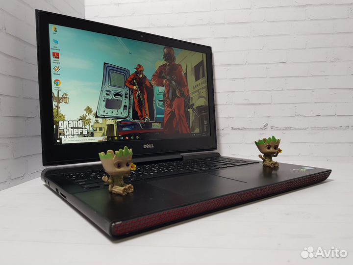 Игровой ноутбук Dell 4ядра/2видеокарты/16Gb/SSD