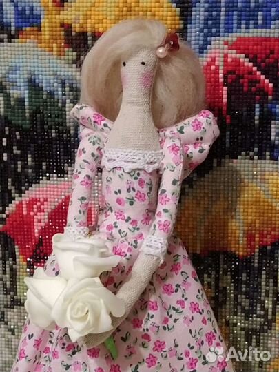 Интерьерная кукла Тильда