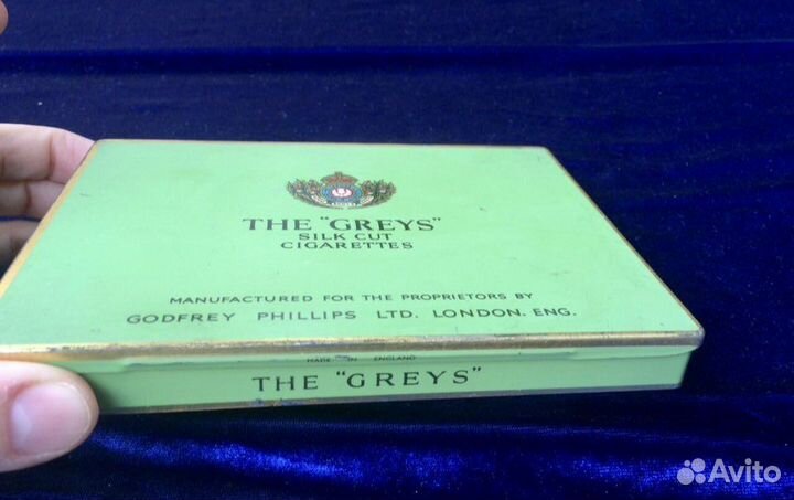 Антикварная коробка бокс от сигар