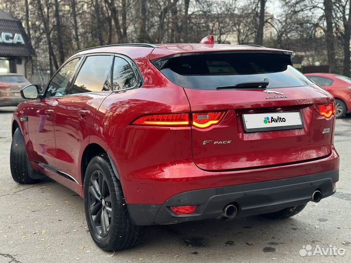 Jaguar F-Pace 3.0 AT, 2016, 84 000 км