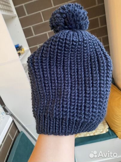 Комплект шарф и шапка объемные унисекс