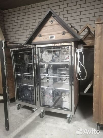 Коптильня горячего и холодного копчения