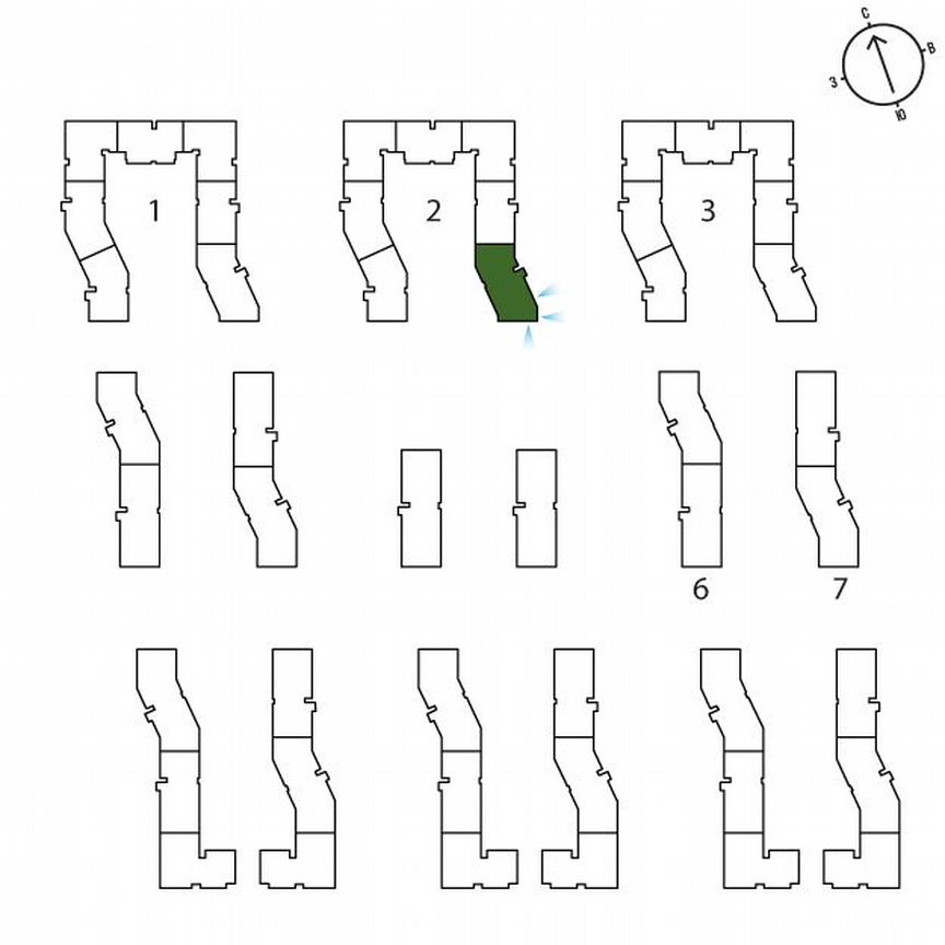 3-к. квартира, 63,5 м², 2/3 эт.