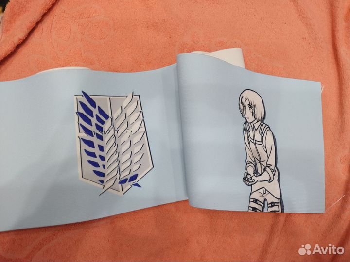 Широкая декоративная резинка аниме