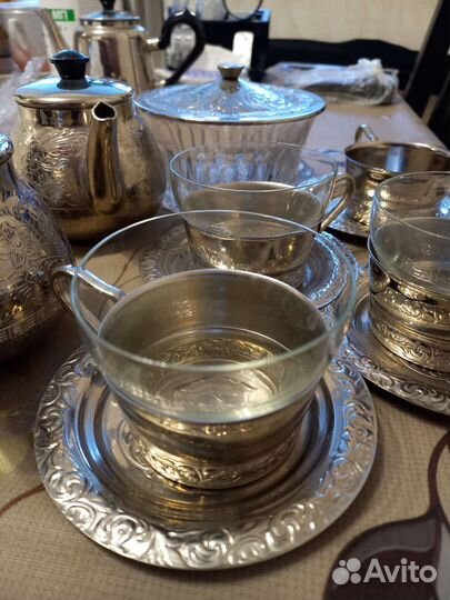 Мельхиоровый сервиз