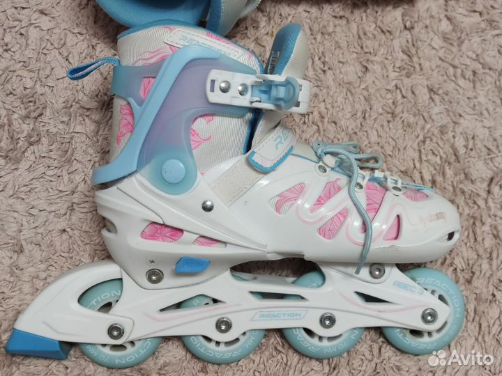 Роликовые коньки детские раздвижные
