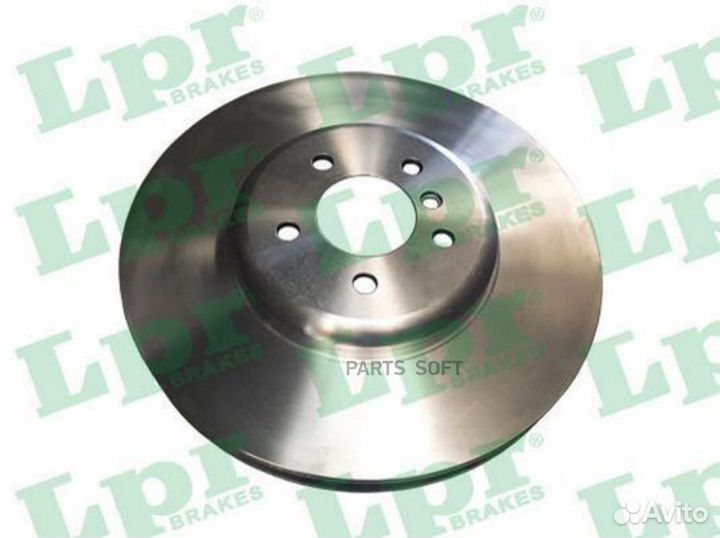 LPR B2096V Диск тормозной
