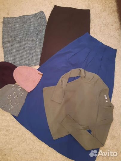 Пакет вещей 46 р.+шапки