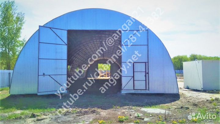 Ангар под ключ 412 м2