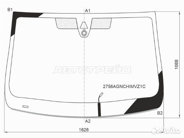 Стекло лобовое
