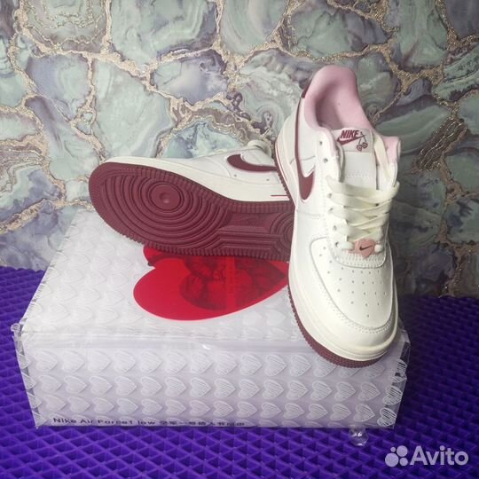 Кроссовки Nike Air force 1 Valentine's Day