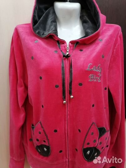 Велюровая ветровка с капюшоном Birlik, 4850