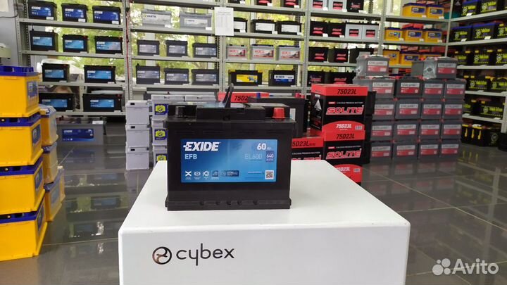 Аккумулятор 60Ah 640A Exide EFB start-stop премиум