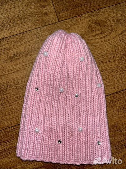 Парные шапки на весну для мальчика и девочки