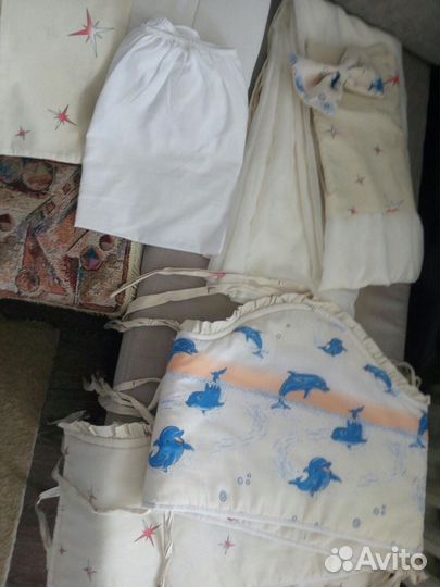 Бортики,одеяло, балдахин