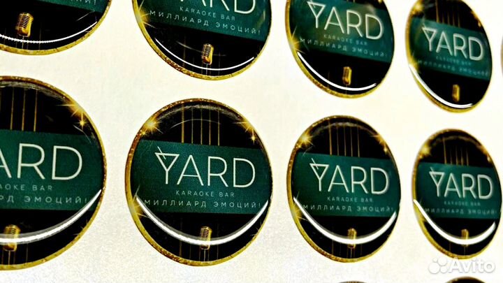 Объемные стикеры под заказ