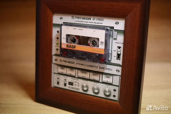 Кассетная дека проигрыватель винила сувенир
