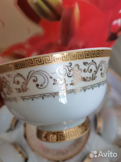 Чайный сервиз, костяной фарфор japan