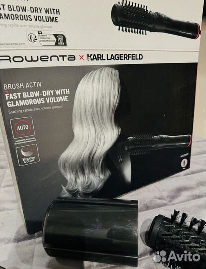 Фен щетка вращающаяся rowenta Karl Lagerfeld