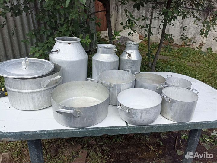 Кастрюли аллюминиевые от 3 до 20литров СССР